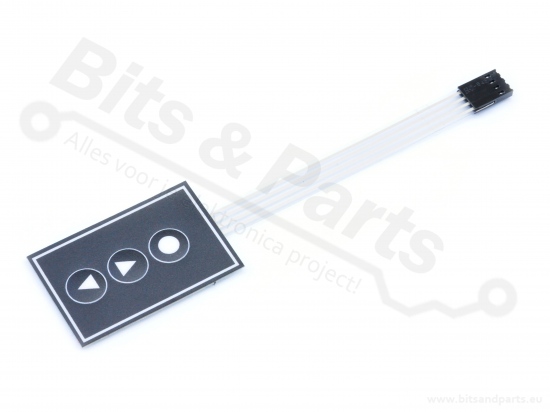 Membraan keypad 1x3 up/down/stop voor oa. Arduino